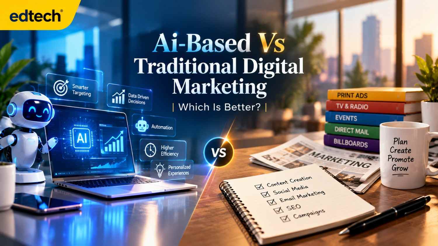 Ai-Based Vs Traditional Digital Marketing | Which Is Better? Ai-Based Vs Traditional Digital Marketing | Which Is Better?